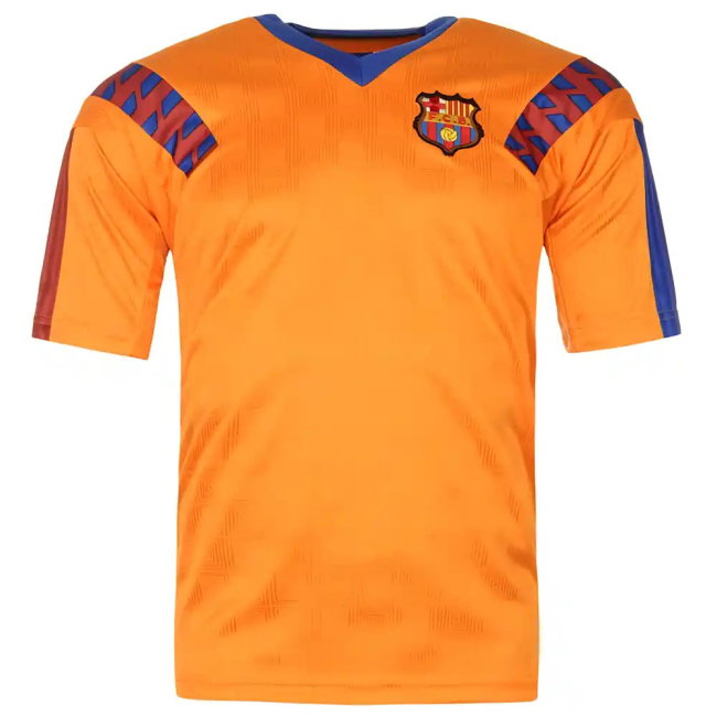 Score Draw Barcelona 1992 Away Shirt (Laudrup 9)-SoccerKits Hub | Buy Soccer Jerseys Online